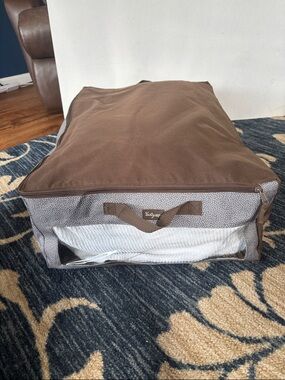 thirty-one Brown Fabric Storage Bag
